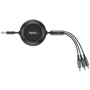 Кабель Baseus USB Cable to Micro USB/Lightning/Type-C Golden Loop 1.2m Black (CAMLT-JH01) фото 4