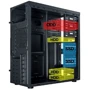 Корпус Frontier Fusion FU03A: Материал передней панели пластик, сталь