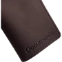Чоловіча обкладинка для документів DNK Leather темно-коричнева (DNK-minidoc-fileH-colF) фото 6