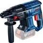 Набор инструментов Bosch Professional перфоратор GBH 180-LI + дрель-шуруповерт GSR 18V-50 + болгарка GWS 180-LI в сумке с 2 акб GBA 18V 5.0Ah и з/у GAL 1880 CV (0.615.990.M32): Тип крепления бура SDS-Plus