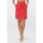 Юбка FashionUp YUB-1074B-XL 48 красная карандаш до середины бедра