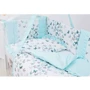 Постельный комплект 8 эл. Twins Romantic Spring collection 4024-TR-14, Butterfly mint, мятный: Тип постельный комплект