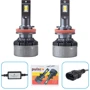 Светодиодная автолампа Pulso M5/H8/H9/H11/H16/LED-chips CSP/9-16v/2*70w/16000Lm/6500K (M5 - H8/H9/H11/H16): Головной свет Противотуманная, Ближний свет, Дальний свет