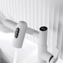 Смеситель для раковины Lefton Single-Hole Rotatable Faucet with Temperature Display-BF2204 White фото 9