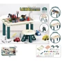 Игровой столик 2в1 Ausini стульчик конструктор 77 деталей (6314)
