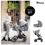 Универсальная коляска 2 в 1 Hauck Vision X Set Silver Melange Grey (16525-6) фото 12