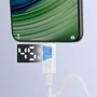 Кабель Baseus USB Cable to USB-C Display 2 Fast Charging Data 100W 1m White (P10382701211-00) фото 10