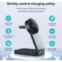Зарядное устройство Hoco Wireless Charger CQ3 Noble Folding 3in1 Magnetic Black фото 6