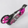 Самокат двухколесный Best Scooter "WOLF" с PU колесами, аммортизатором Black/Pink (87743): Тип тормоза ножной
