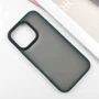 Чехол для iPhone Mobile Case TPU+PC Metal Buttons Green for iPhone 16 Pro Max: Тип аксессуара чехол
