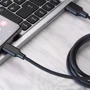 Кабель Proove USB Cable to USB-C Striped Silicone 1m Black фото 3