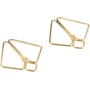 Зажимы для сосков с тяжелой подвеской LOCKINK Nipple Clamps with Heavy Pendant - Golden