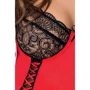 Эротический пеньюар Passion RODOS CHEMISE red XXL/XXXL