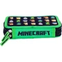 Пенал Minecraft 2 відділення без наповнення зелений (503020200): Матеріал Полиэстер