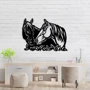 Настенный декор Деревянное панно Wortex Woods Пара Коней 40x29 (WALL10013-40x29) фото 2