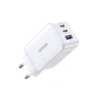 Зарядний пристрій Ugreen Wall Charger 2xUSB-C+USB CD244 65W White (15334): Кабель в комплекті отсутствует