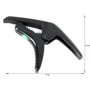 Каподастр для электрогитар и акустических гитар Fender Capo Phoenix Black: Тип Каподастры