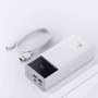 Внешний аккумулятор Baseus Power Bank 30000mAh Star-Lord Digital Fast Charge 22.5W White (PPXJ060102): Кабели/переходники для смартфонов в комплекте USB Type-C