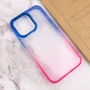 Чехол для iPhone TPU Case TPU+PC Fresh Sip Pink/Blue for iPhone 13 Pro Max: Материалы поликарбонат и полиуретан