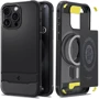 Чехол для iPhone Spigen Rugged Armor MagFit Matte Black (ACS06561) for iPhone 15 Pro Max