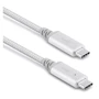 Кабель Moshi Cable USB-C to USB-C with Smart LED Integra 2m Jet Silver (99MO084245): Тип USB-C - USB-C