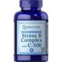 Puritan's Pride Stress Vitamin B-Complex with Vitamin C-500 Timed Release Комплекс витаминов В и С 120 капсул