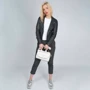 Женская сумка-сэтчел Guess Lias Top Handle Flap белая (HWVG7670180-WHI): Тип ручки Плечевой ремень, Короткая ручка, Со съемным ремнем