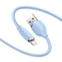 Кабель Baseus USB Cable to Lightning Jelly Liquid Silica Gel 2.4A 2m Blue (CAGD000103): Длина 2 м