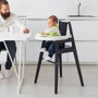 Cтульчик для кормления IKEA BLAMES черный (501.650.79): Наклон спинки нет