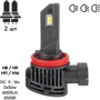 Світлодіодна автолампа Pulso VO-H8-H9-H11-H16/LED-chips Flip chip/9-16V/2*50W/6000Lm/6500K: Колірна температура, K 6500