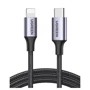 Кабель UGREEN Cable USB-C to Lightning US304 3A 36 W 1.5m Black