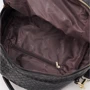 Жіночий рюкзак Monsen чорний (C1cjC210bl-black): Фактура Тиснение, Матовая