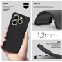Чехол для телефонов ArmorStandart Matte Slim Fit Camera cover Black for Infinix HOT 40 (ARM73938): Материал силикон