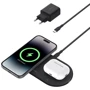 Зарядное устройство Belkin Wireless Charger 15W Black (WIZ021VFBK) for iPhone 16 I 15 I 14 I 13 I 12 series and Apple AirPods: Тип беспроводное