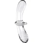 Стеклянный дилдо Satisfyer Double Crystal (Transparent)
