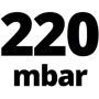 Будівельний пилосос Einhell TE-VC 2230 SAC (2342465): Максимальна сила всмоктування 220 мБар