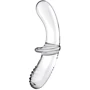Стеклянный дилдо Satisfyer Double Crystal (Transparent)