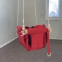 Качели детские Infancy Галетные тканевые подвесные красный