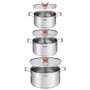 Tefal Opti'Space 6 пр. (G720S674): Материал корпуса Нержавеющая сталь