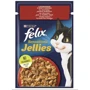 Влажный корм FELIX Sensations Jellies для взрослых кошек кусочки в желе с говядиной и томатами 26х85 г (7613039831724): Класс Премиум
