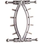 Зажим для половых губ Master Series Spread'Em Poker Vagina Clamp with Adjustable Pressure Screws