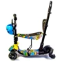 Scooter "Божа корівка" 5in1. Graffity (4-х колісний, багатофункціональний): Тип коліс литі