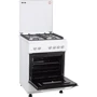 Газова плита Eleyus CAST 6001 CF WH: Тип варильної поверхні газова