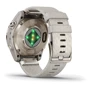 Смарт-годинник Garmin Epix Pro (Gen 2) 42mm Sapphire Soft Gold з Cream Heathered Nylon Band (010-02802-20): Фітнес-функції Шагомер, Умный будильник, Секундомер, Пульсометр, Пульсоксиметр, Подсчет калорий, Альтиметр, GPS-мод
