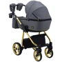 Коляска 2 в 1 Adamex Barcelona Polar (Gold) BR432 (624630): Возможность установки люльки есть