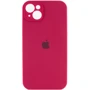 Чехол для iPhone Mobile Case Silicone Case Full Camera Protective Rose Red for iPhone 15 Plus