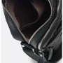 Чоловіча сумка через плече Borsa Leather чорна (K18016a-black): Фактура матова, Зерниста