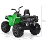 Дитячий електромобіль Квадроцикл Bambi Racer M 3999EBLR-5 до 35 кг: Матеріал коліс EVA