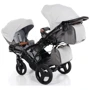 Универсальная коляска Junama для двойни паровозик Madena Duo Slim 02 (JM-DUOs-02): Количество блоков 1