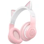 Навушники XO BE38 Cats Ear Pink: Додатково Подсветка корпуса, Совместимость с Android, Совместимость с Apple